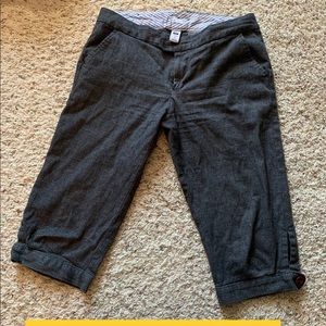GAP - Charcoal Grey Dressy Capris